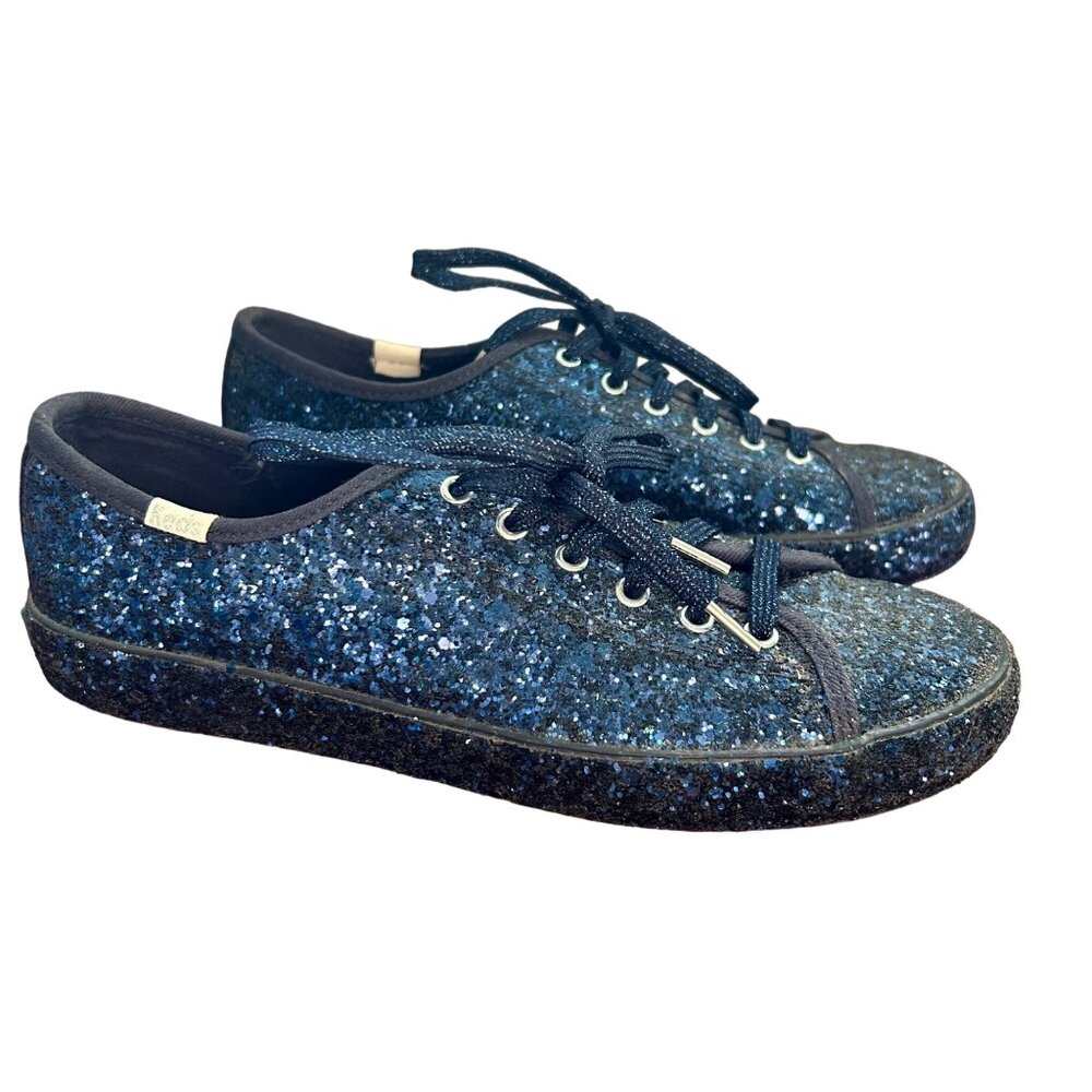 Kate Spade X Keds Felicia Kickstart All Over Glitter Low Top Sneakers 6.5